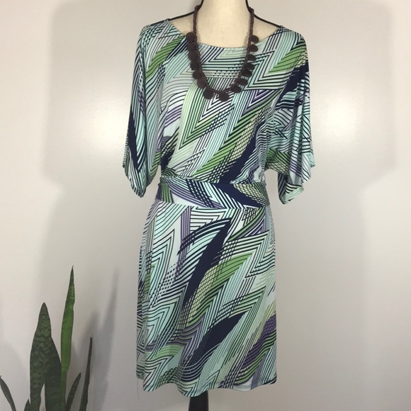 BCBGMaxAzria Dresses & Skirts - BCBGMaxAzria Dolman-Sleeve Kimono Dress LIKE NEW